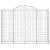 Coș gabion arcuit, 200x50x140/160 cm, fier galvanizat GartenMobel Dekor