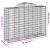 Coș gabion arcuit, 200x50x140/160 cm, fier galvanizat GartenMobel Dekor