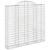 Coș gabion arcuit, 200x50x180/200 cm, fier galvanizat GartenMobel Dekor