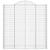 Coș gabion arcuit 200x50x200/220 cm fier galvanizat GartenMobel Dekor
