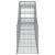 Coș gabion arcuit 300x30x40/60 cm, fier galvanizat GartenMobel Dekor