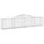 Coș gabion arcuit, 300x30x60/80 cm, fier galvanizat GartenMobel Dekor