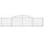 Coș gabion arcuit, 300x30x60/80 cm, fier galvanizat GartenMobel Dekor
