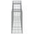 Coș gabion arcuit, 300x30x60/80 cm, fier galvanizat GartenMobel Dekor