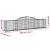 Coș gabion arcuit, 300x30x60/80 cm, fier galvanizat GartenMobel Dekor