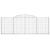 Coș gabion arcuit, 300x30x100/120 cm, fier galvanizat GartenMobel Dekor