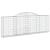 Coș gabion arcuit, 300x30x100/120 cm, fier galvanizat GartenMobel Dekor