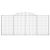 Coș gabion arcuit, 300x30x120/140 cm fier galvanizat GartenMobel Dekor