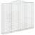 Coș gabion arcuit, 300x30x220/240, fier galvanizat GartenMobel Dekor