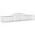 Coș gabion arcuit, 300x50x40/60 cm, fier galvanizat GartenMobel Dekor