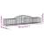 Coș gabion arcuit, 300x50x40/60 cm, fier galvanizat GartenMobel Dekor