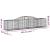 Coș gabion arcuit, 300x50x60/80 cm, fier galvanizat GartenMobel Dekor