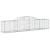 Coș gabion arcuit, 300x50x60/80 cm, fier galvanizat GartenMobel Dekor