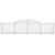 Coș gabion arcuit, 300x50x60/80 cm, fier galvanizat GartenMobel Dekor