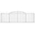 Coș gabion arcuit, 300x50x80/100 cm, fier galvanizat GartenMobel Dekor