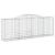 Coș gabion arcuit, 300x50x100/120 cm, fier galvanizat GartenMobel Dekor