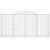 Coș gabion arcuit, 300x50x140/160 cm, fier galvanizat GartenMobel Dekor
