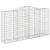 Coș gabion arcuit, 300x50x160/180 cm, fier galvanizat GartenMobel Dekor