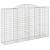 Coș gabion arcuit, 300x50x180/200 cm, fier galvanizat GartenMobel Dekor
