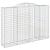 Coș gabion arcuit, 300x50x200/220 cm, fier galvanizat GartenMobel Dekor