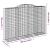 Coș gabion arcuit, 300x50x200/220 cm, fier galvanizat GartenMobel Dekor