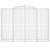 Coș gabion arcuit, 300x50x200/220 cm, fier galvanizat GartenMobel Dekor