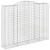 Coș gabion arcuit, 300x50x220/240, fier galvanizat GartenMobel Dekor