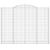 Coș gabion arcuit, 300x50x220/240, fier galvanizat GartenMobel Dekor