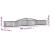 Coș gabion arcuit 400x30x40/60 cm fier galvanizat GartenMobel Dekor