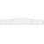Coș gabion arcuit 400x30x40/60 cm fier galvanizat GartenMobel Dekor