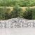Coș gabion arcuit 400x30x60/80 cm fier galvanizat GartenMobel Dekor