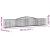 Coș gabion arcuit 400x30x60/80 cm fier galvanizat GartenMobel Dekor