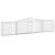 Coș gabion arcuit 400x30x80/100 cm fier galvanizat GartenMobel Dekor