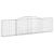 Coș gabion arcuit 400x30x100/120 cm fier galvanizat GartenMobel Dekor