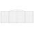 Coș gabion arcuit, 400x30x140/160 cm, fier galvanizat GartenMobel Dekor