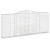 Coș gabion arcuit, 400x30x160/180 cm, fier galvanizat GartenMobel Dekor