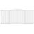 Coș gabion arcuit, 400x30x160/180 cm, fier galvanizat GartenMobel Dekor