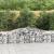 Coș gabion arcuit 400x50x60/80 cm fier galvanizat GartenMobel Dekor