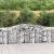 Coș gabion arcuit 400x50x80/100 cm fier galvanizat GartenMobel Dekor