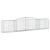 Coș gabion arcuit 400x50x80/100 cm fier galvanizat GartenMobel Dekor