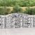 Coș gabion arcuit 400x50x100/120 cm fier galvanizat GartenMobel Dekor