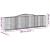 Coș gabion arcuit 400x50x100/120 cm fier galvanizat GartenMobel Dekor