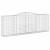 Coș gabion arcuit, 400x50x140/160 cm, fier galvanizat GartenMobel Dekor