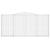 Coș gabion arcuit, 400x50x180/200 cm, fier galvanizat GartenMobel Dekor