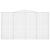 Coș gabion arcuit 400x50x220/240 cm fier galvanizat GartenMobel Dekor