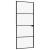 Ușă de interior negru 83x201,5 cm sticlă securiz./aluminiu slim GartenMobel Dekor