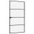 Ușă de interior negru 102x201,5cm sticlă securiz./aluminiu slim GartenMobel Dekor