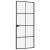 Ușă de interior negru 83x201,5 cm sticlă securiz./aluminiu slim GartenMobel Dekor