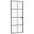 Ușă de interior negru 83x201,5 cm sticlă securiz./aluminiu slim GartenMobel Dekor