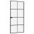 Ușă de interior negru 93x201,5 cm sticlă securiz./aluminiu slim GartenMobel Dekor